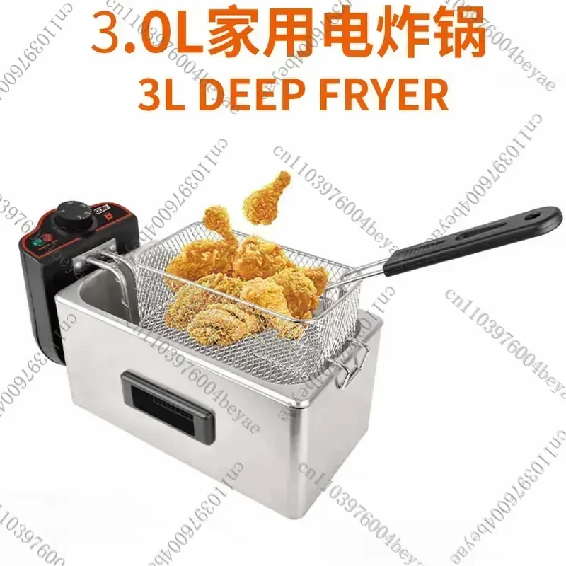 Cross-border 110V Household 3L Electric Fryer Multifunctional Fryer Deep