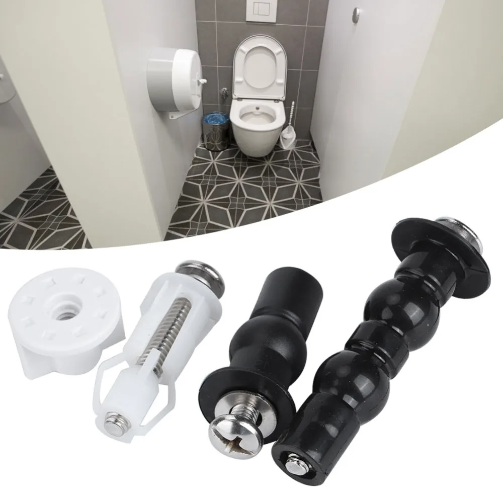 304 Stainless Steel Toilet Seat Screws Universal Fit Corrosion Resistant Toilet Cover Bolts Complete Kit