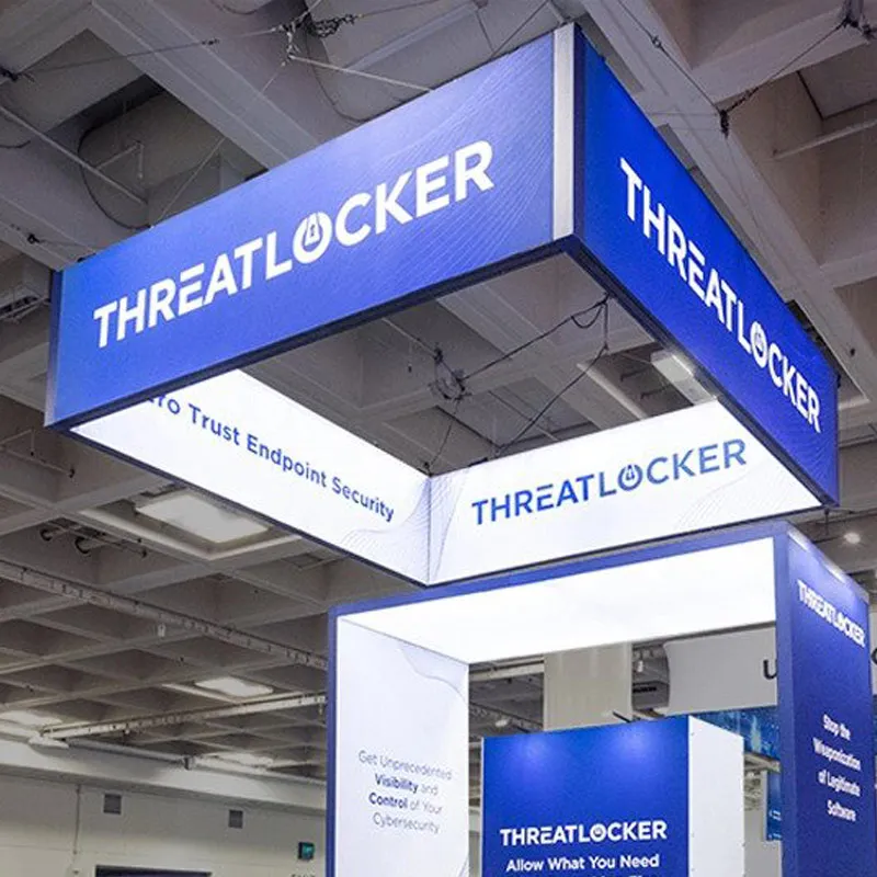 20x30 القدم المعرض التجاري عرض معرض كشك المعرض موقف SEG الألومنيوم الخلفية وحدات المعرض كشك