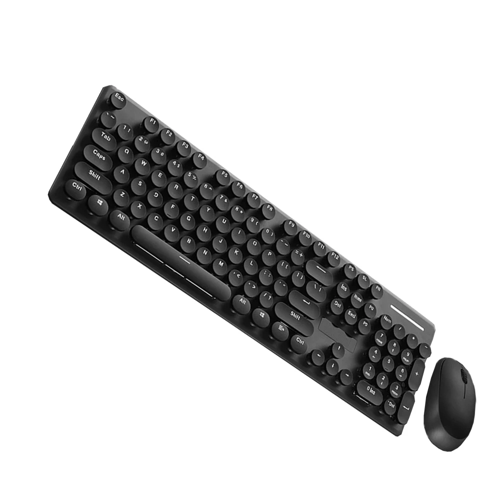

Wireless Keyboard Mouse Set Fashion Wired Ergonomic Keboard for Gaming