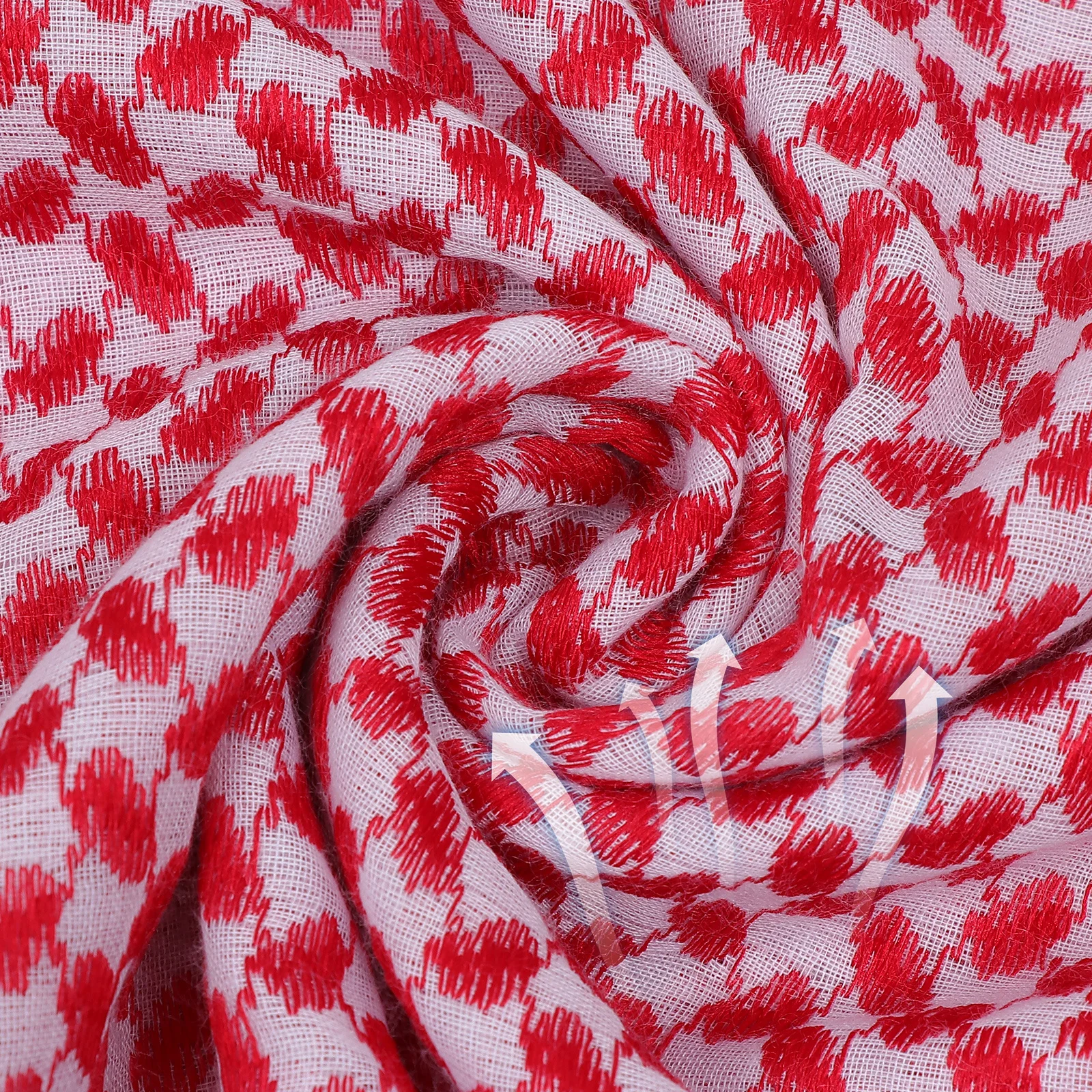 

1 Piece Men's Headscarf Lightweight Stretchable Wrap for Men Muslim Scarf Turban Shawl Daily Wear Red Men's Headscarf