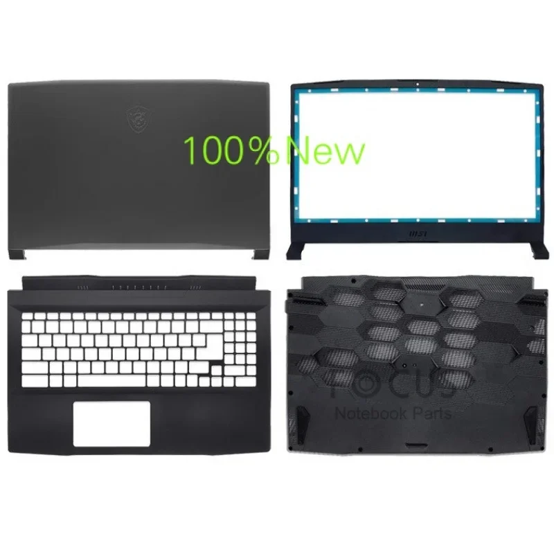 Genuine for MSI gf66 MS-1581 1582 LCD back cover/front bezel/hinges/bottom case