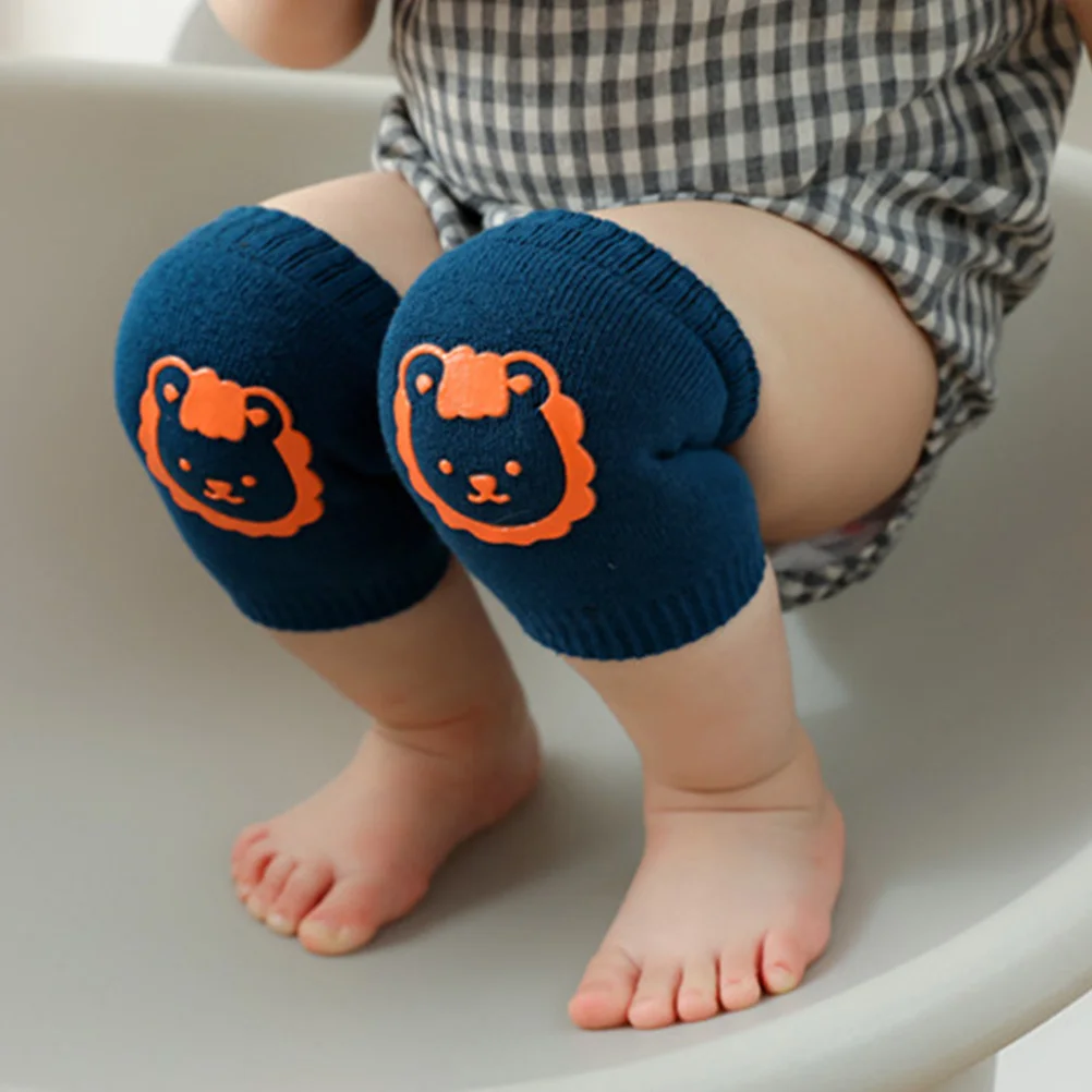 

4Pairs Baby Crawling Pads Cartoon Animal Pattern Soft Breathable Toddler Knee Pads Baby Protector Crawling Protectors