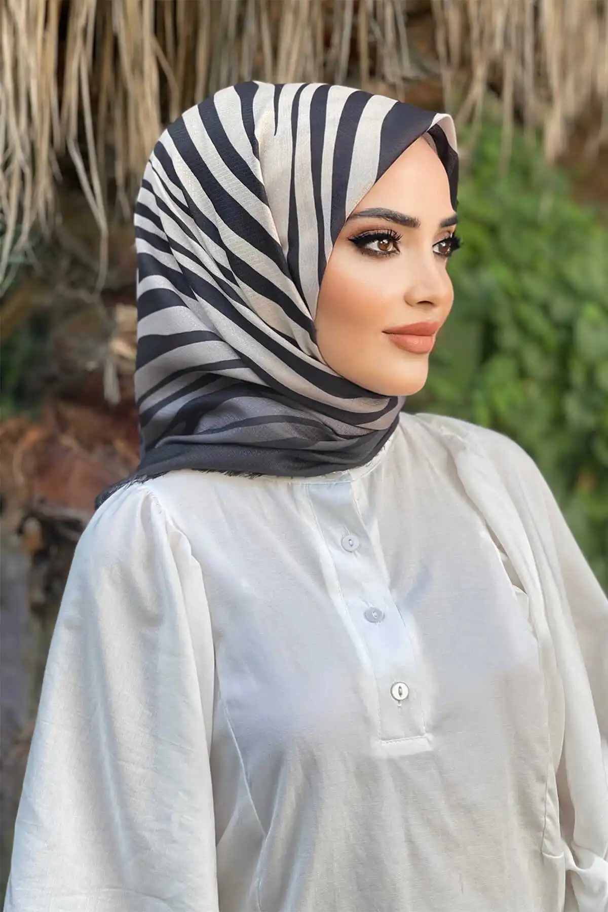 Cotton Printed Scarf E- -Winter Autumn 2021 Muslim Women Hijab headscarf Islamic Turkey