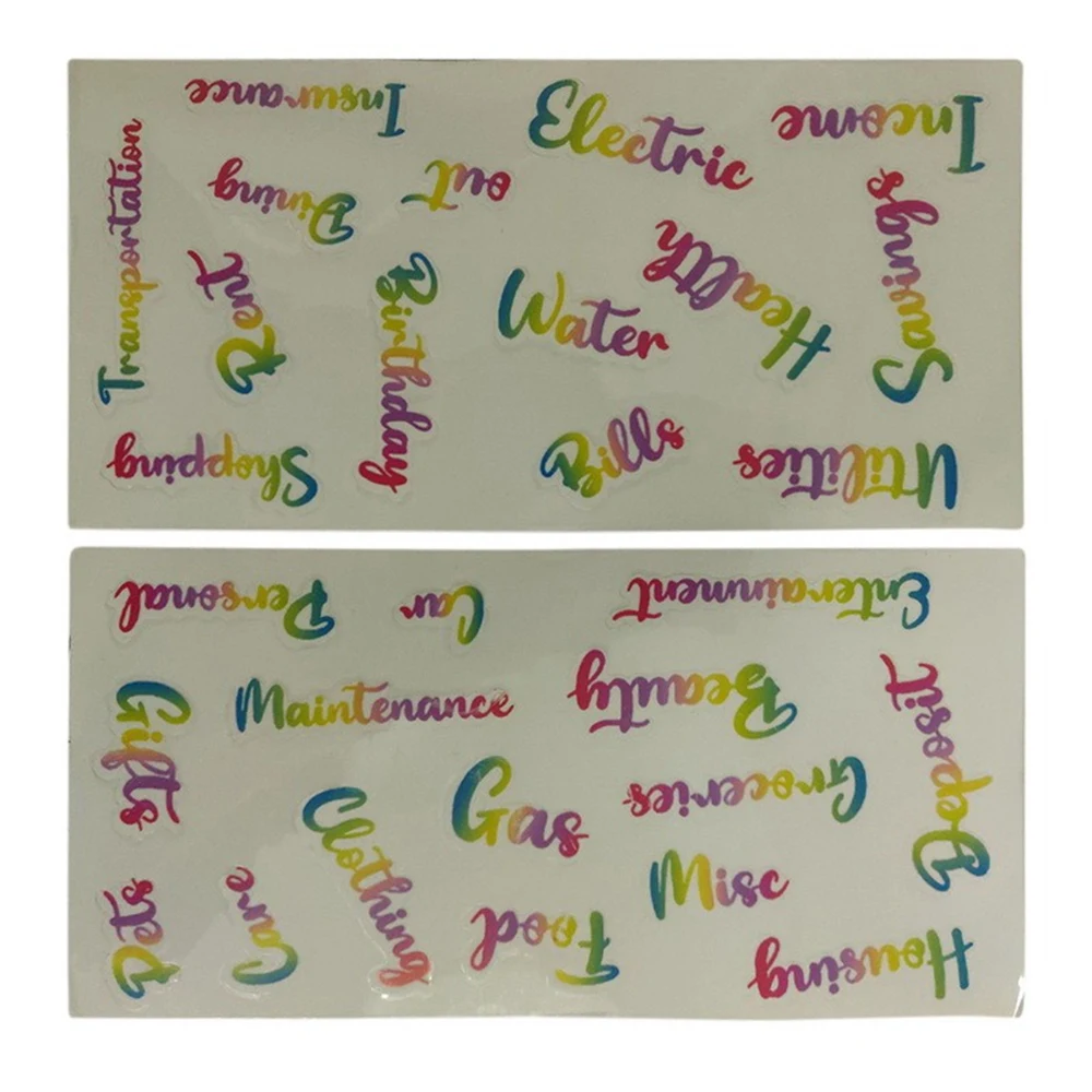 A6 Binder Budget Planner Notebook Covers Folder 6 Hole Binder Pockets PVC Binder Zipper Money Saving Envelope Purple