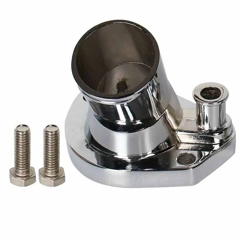 ABTJ-For Ford Chrome Thermostat Housing O Ring Kit Car Engine Water Neck Housing 260 289 302 347 351W 1962-2001