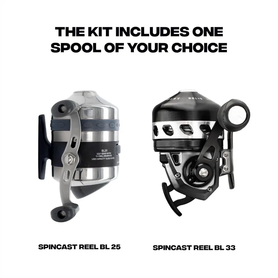 مجموعة صيد الأسماك الجديدة من BALLISTA: مجموعة كاملة لأقواس متقاطعة - تتضمن حامل بكرة Spincast مع حلقة الأكمام والسهام #3