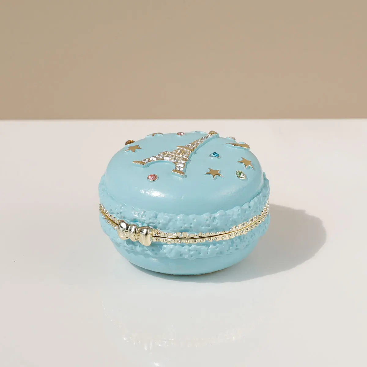 1Pc Macaron Jewelry Box, Macaron Cute Pill Box, Colorful Macaron Jewelry Storage Box, Cute Candy Shape Storage Box Organizer