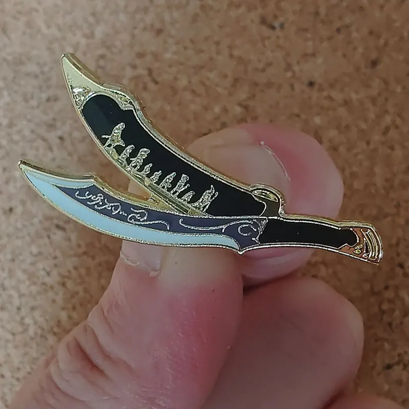 خواتم أفلام المينا دبوس الرب خواتم دبابيس للنساء التلبيب شارة بدبابيس على ظهره زي اكسسوارات هدايا مجوهرات الأزياء #3