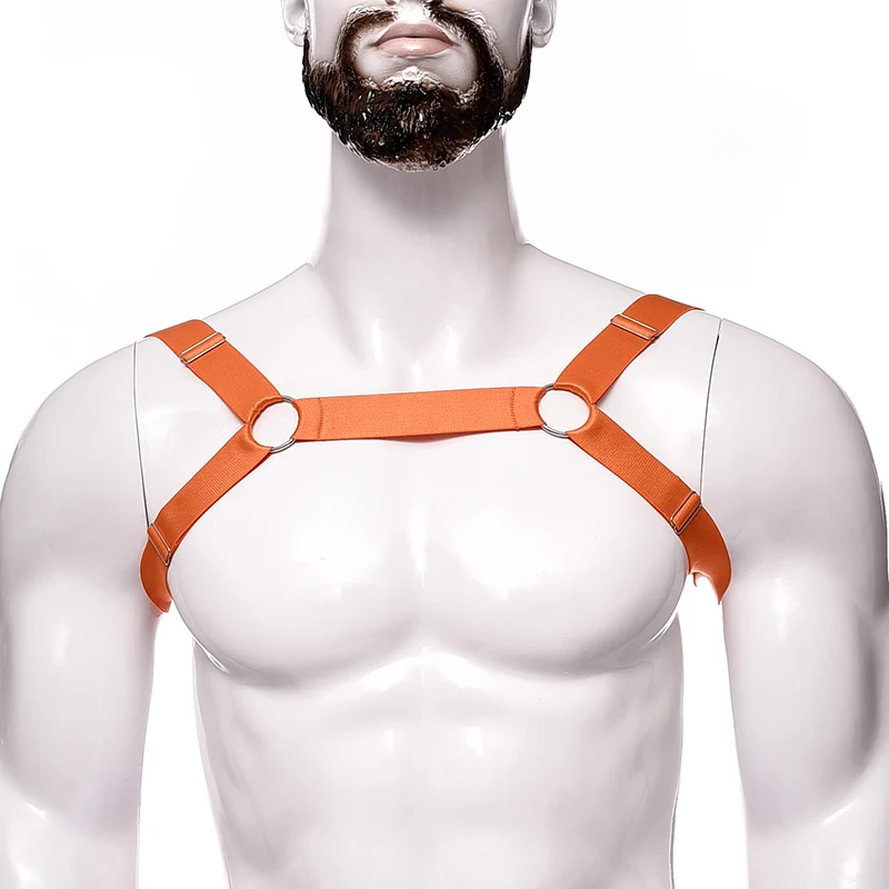 Men Body Sexy Lingerie Neck Backles Underwear Mankini Crop Top Adjustable Bondage Body Harness Cage Sexy Jockstrap Costume