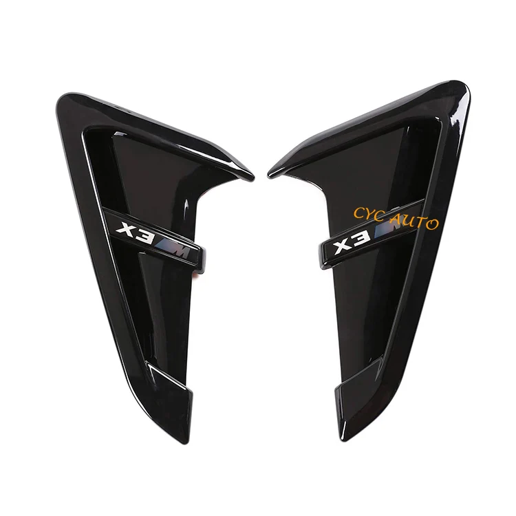 Side Fender Vents G01 Side Gill Fender Air Outlet Decoration X3M Car Side Fender G02 Modification X4M Black