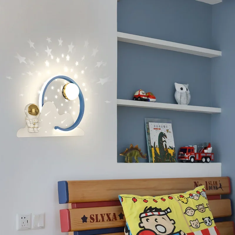 Modern LED Wall Lamp For Children\'s Room Bedroom Bedside Study Living Dining Room Home Decor Indoor Lighting Fixture Wall Sconce