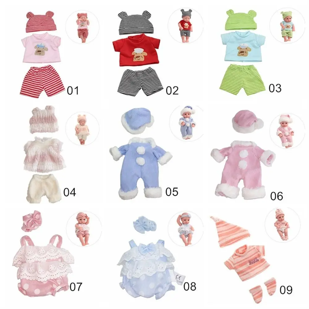 Regalo per bambini Gonna Maglione Vestiti Pigiama Vesti 30 cm Abito Tuta Vestiti per bambini carini Ragazze