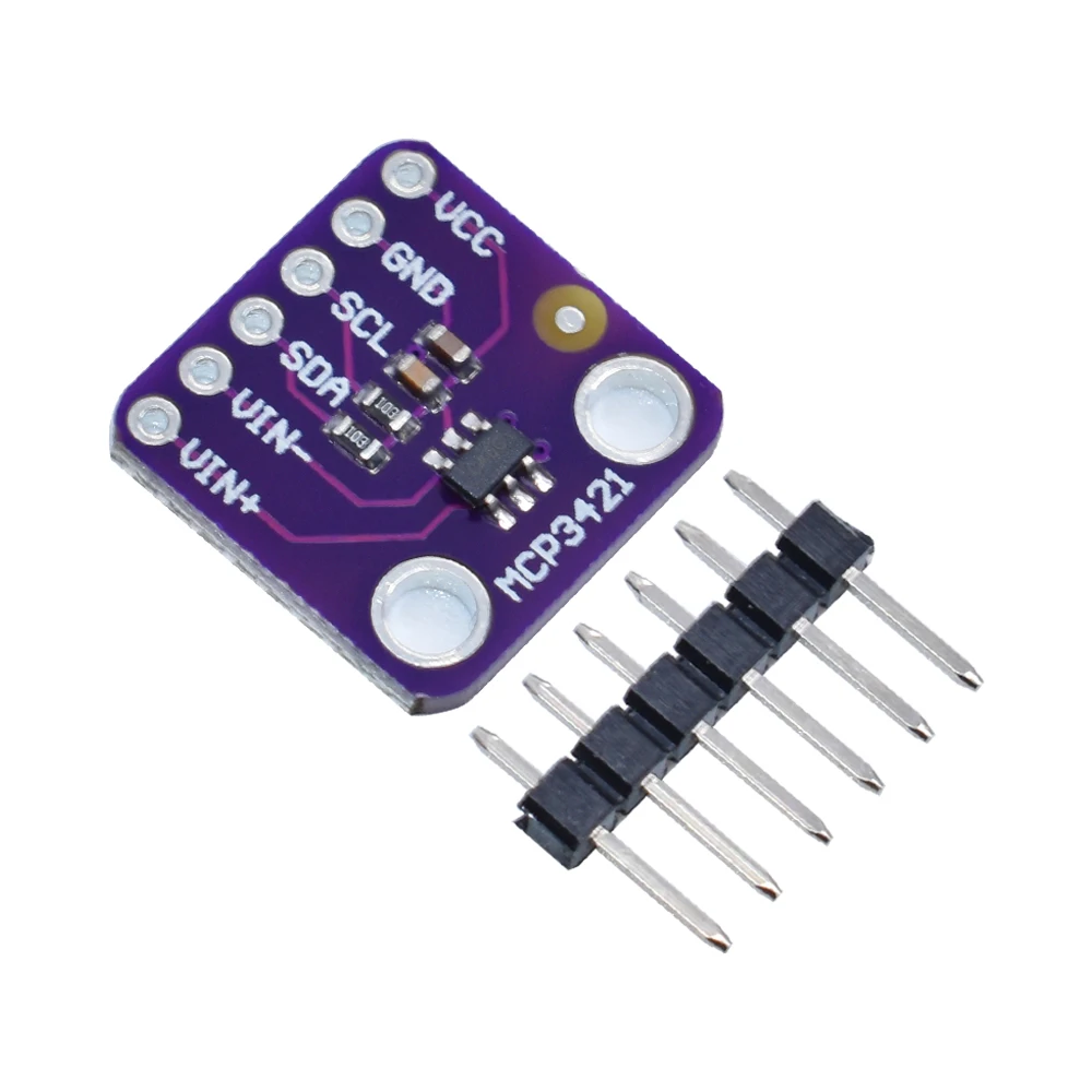 MCP3421 I2C SOT23-6 delta-sigma ADC Evaluation Module Board For PICkit Serial Analyzer Module GY MCP3421