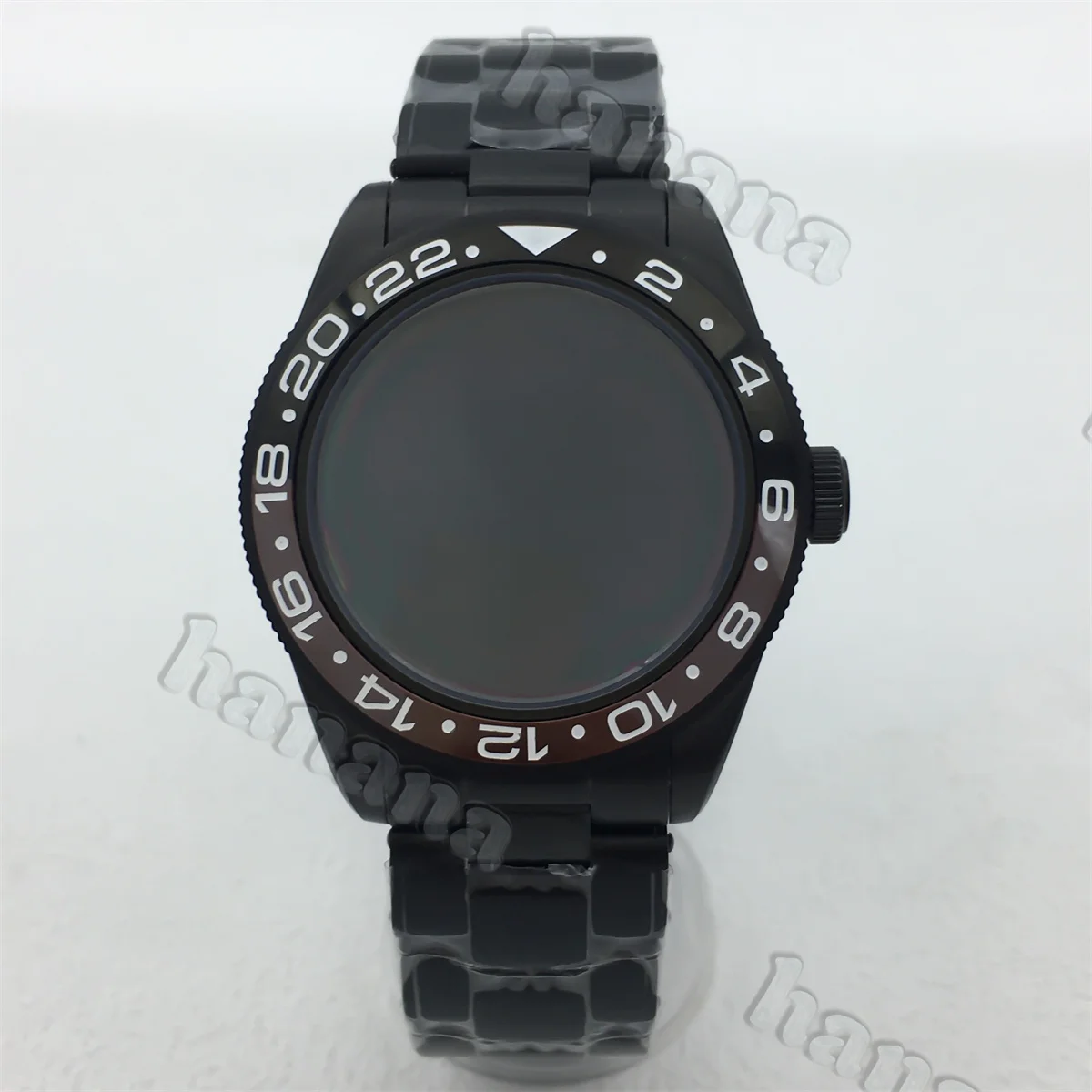 

Black PVD 39MM Waterproof case domed sapphire glass BB58 stainless steel case suitable for NH34 NH35 NH36 ETA2824 PT5000movement