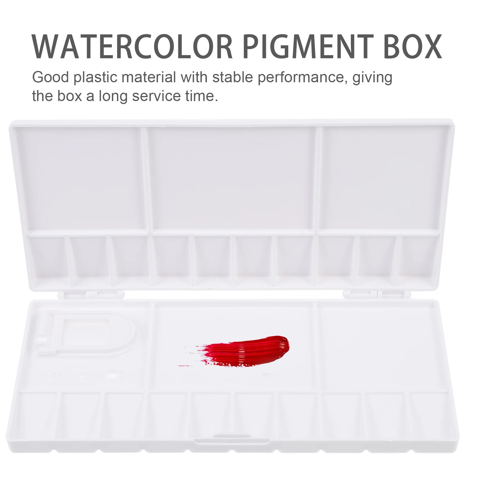 

3Pcs Watercolor Pigment Mixing Empty Compartments Color Box for Artists Students Painting Color Mixer