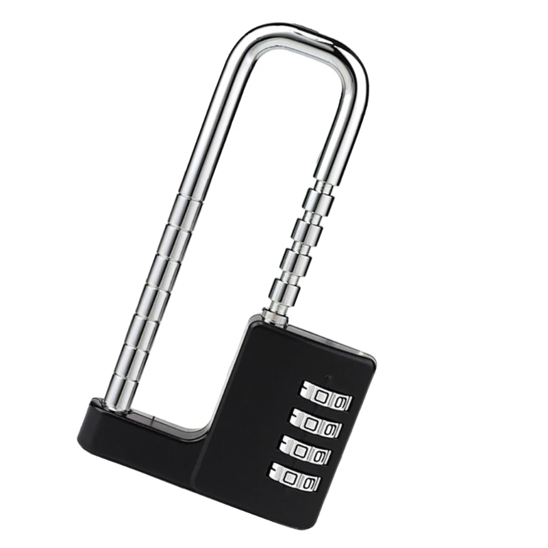 Upgrades Combination Lock with Extendable Shackles Child Proof Safety Lock Quick Installation for Person & Commercial Use