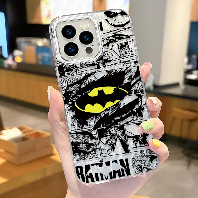 جراب هاتف Camlet S-Superhero-B-Batman ، غطاء مقاوم للغبار ، آيفون 16 15 14 13 12 11 برو ماكس XR XS X 8 7 6S 6 Plus SE #5