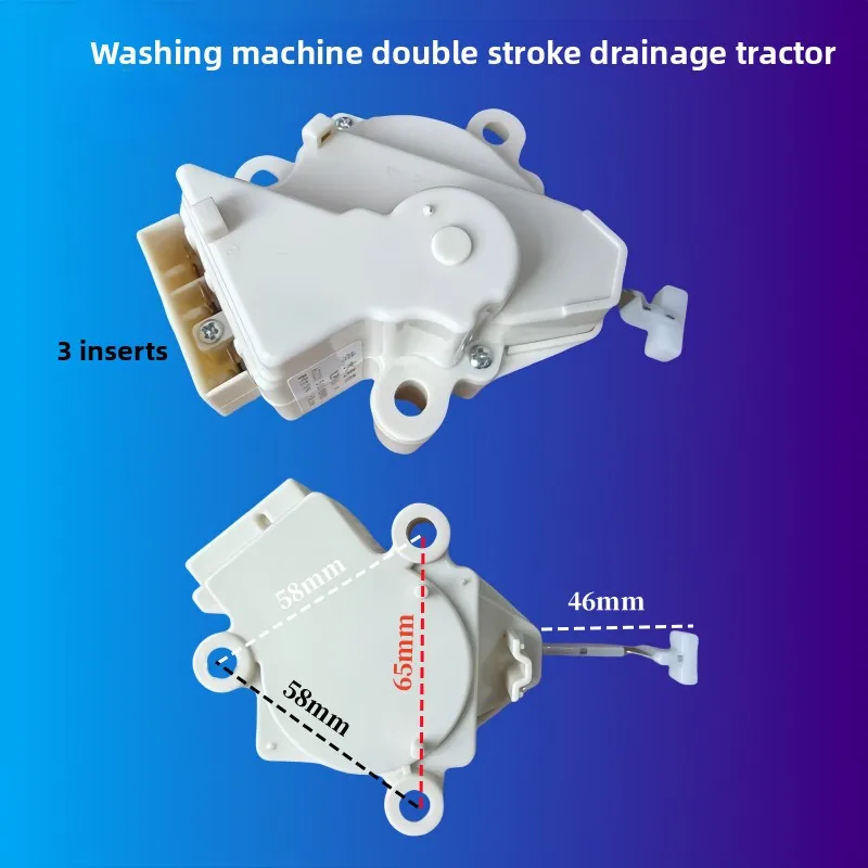 

Для стиральной машины, двигатель сливного клапана трактора, двухтактный двигатель с ручным натертием XPQ-6A, сливной двигатель, стиральная машина