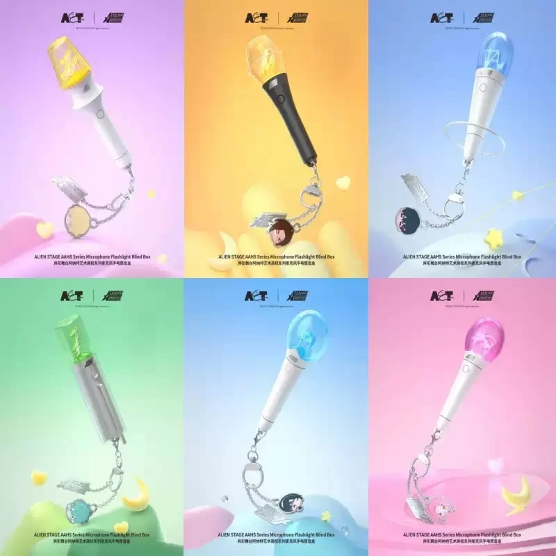 Alien Stage Aahs Series Blind Box Anime Character Hanging Ornament Silicone Earphone Pouch Trendy Collectible Toy For Fans