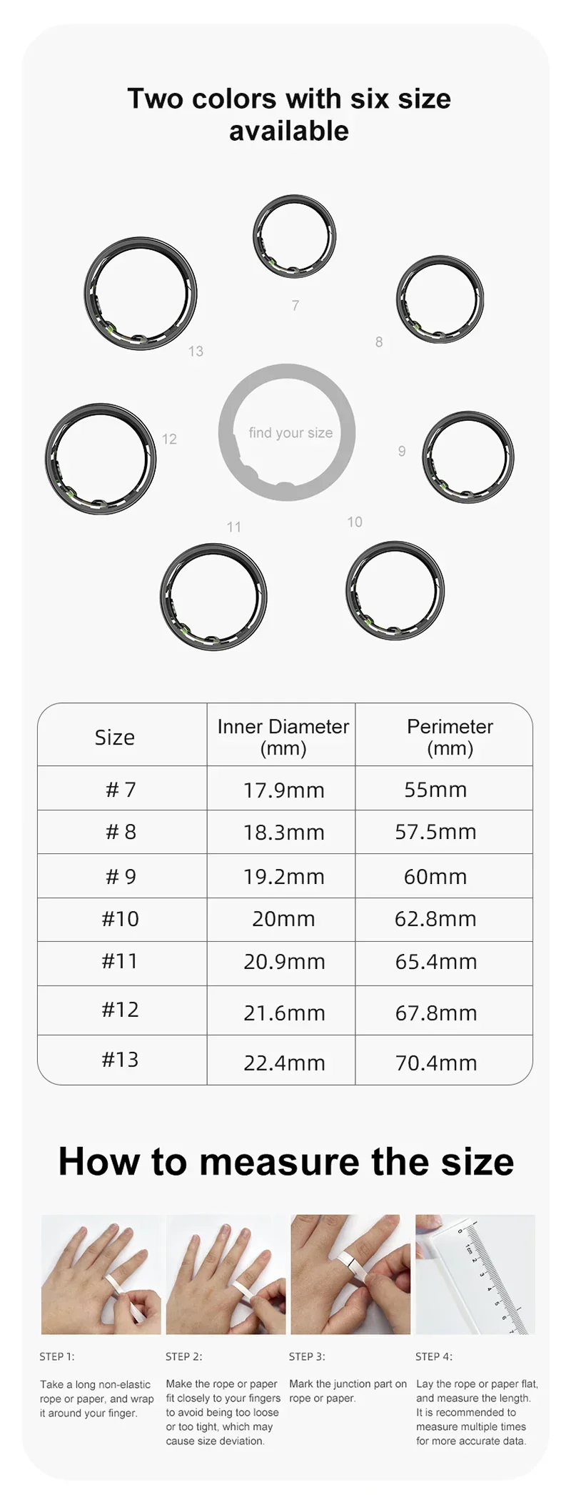 R03 R02 Smart Ring 2024 Men Heart Rate Health Monitor Smartring Women Anel Inteligente Smart Finger Ring Sport For Android IOS