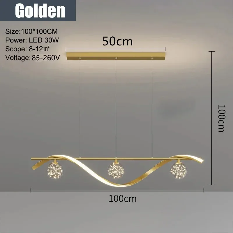 Moderne glazen bol hanglampen LED kroonluchter ophanging kroonluchter minimalistische woonkamer eetkamer keuken woondecoratie