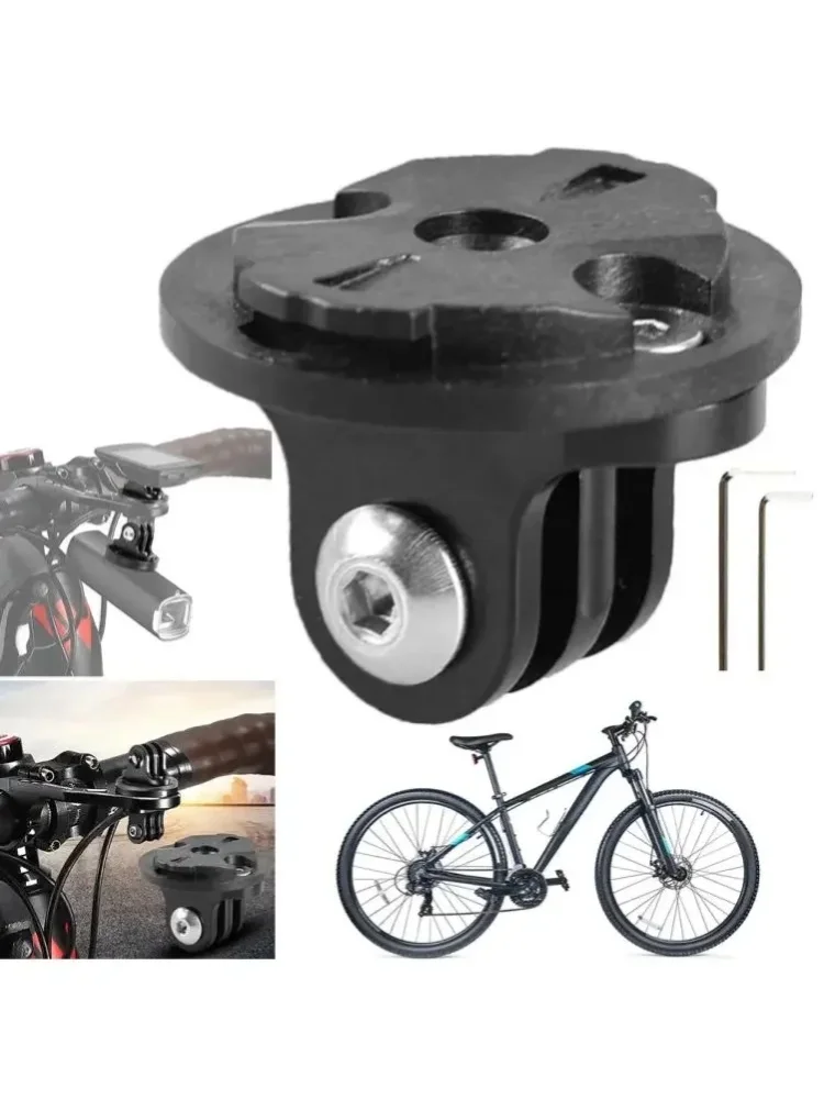 AliExpress ATUOTIN Computer Mount Aluminum Alloy Camera Headlight Adapter Stable Cycling Front Light Bracket Camera Stand for Garmin Edge Interface
