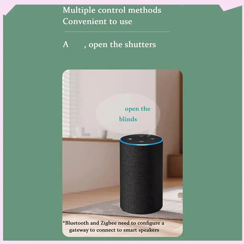 B24B 2X Tuya Zigbee Smart Blind Motor Driver+Remote Control Automatic Electric Roller Shutter Shadows Lifting Curtain Driver