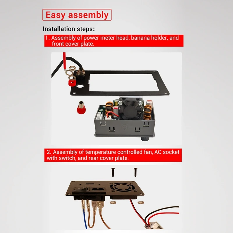 H02 CNC Power Supply Aluminum Alloy Shell Can Be AC DC Preamp Power Supply Installed Convenient Wiring B