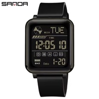 SANDA 6159 Digital Watch Men's Military Army Sports Watch Luxury Top Brand LED Stopwatch Waterproof Men's Electronic Clock Gift