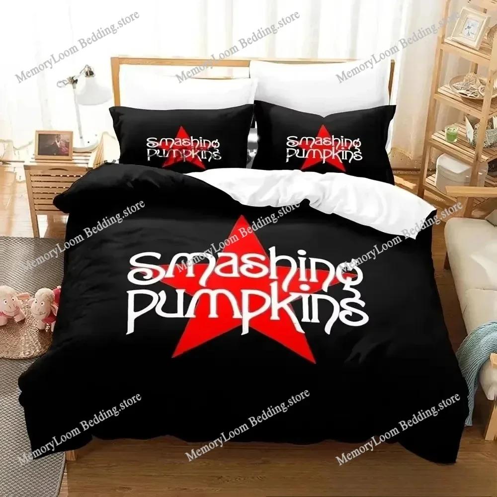 

Ultimate The Smashing Pumpkins Comforter Set: Complete Bedding for a Stylish Bedroom Makeover. Perfect for Adults & Teens.