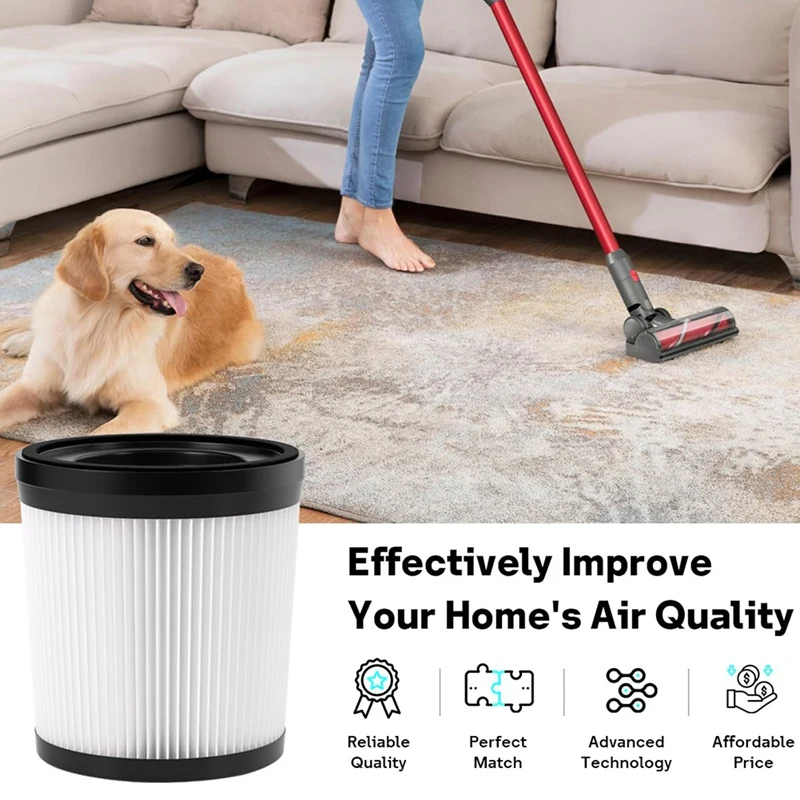 ABBK-HEPA Filter Compatiable For Fabuletta FSV101 & FSV001, Lubluelu 202, Girnoor G160 & G165, Afoddon A300, Oraimo OSV-102