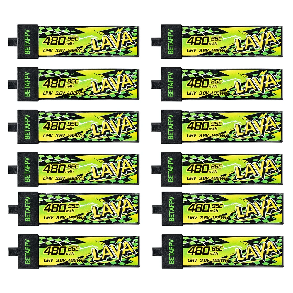 NEU BETAFPV 320mAh LAVA II 1S 95C Akku 3.8V LiHV Batterie BT2.0 für Air65, Meteor65 Pro, Cetus FPV Whoop Drohne Flugzeug Spielzeug