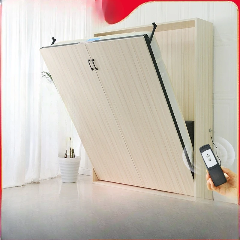 Electric bed, invisible small apartment multi-functional wall bed
