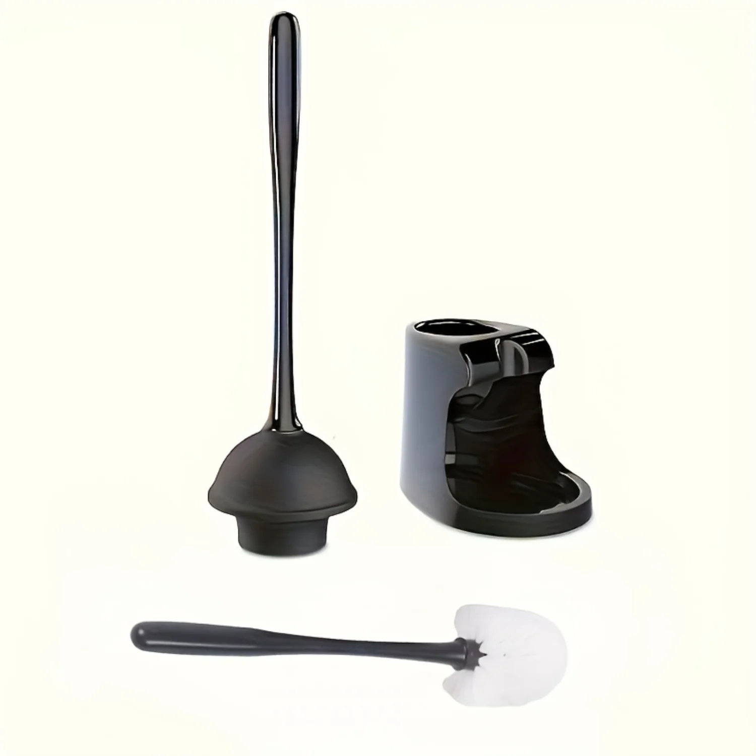 Toilet Plunger And Bowl Brush Combo For Bathroom Cleaning, Toilet Dredge Toilet Dredge Cleaning Tools