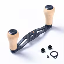【¥2,063】ARTSEA カーボン リールハンドル ウッドノブ 8X5MM / 85MM-ブラック / 4 特別割引-アリエク特価アラート