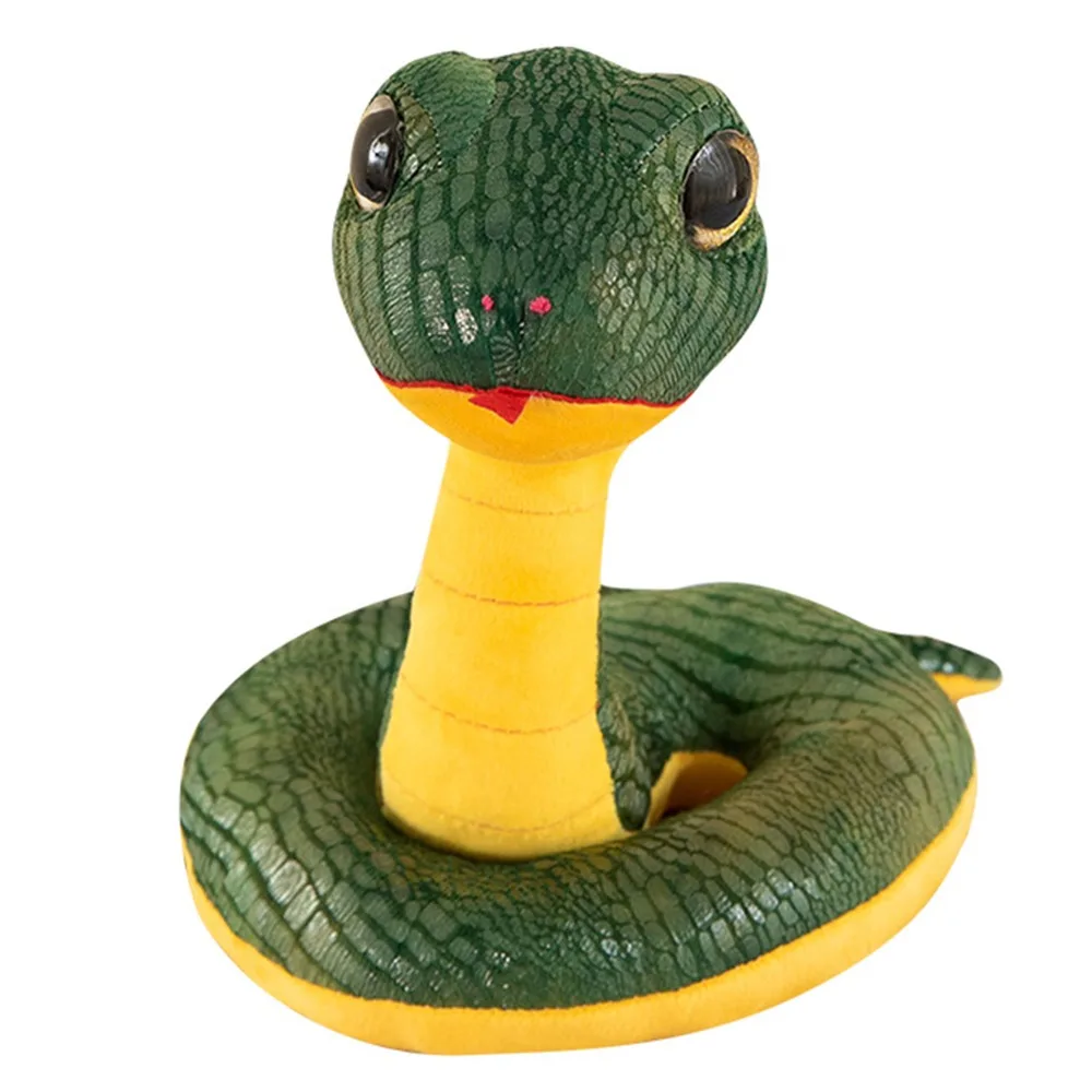 

С Новым годом Змеиный год Плюшевая игрушка Удача Благословение Богатство Змея Год Талисман Игрушка Животное Зодиак Талисман