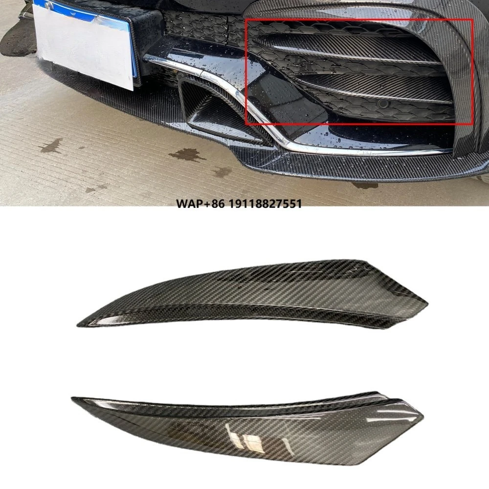

Carbon Fiber Front Bumper Grille Knife Wind Kit for GLE Series GLE45 W167 GLE350