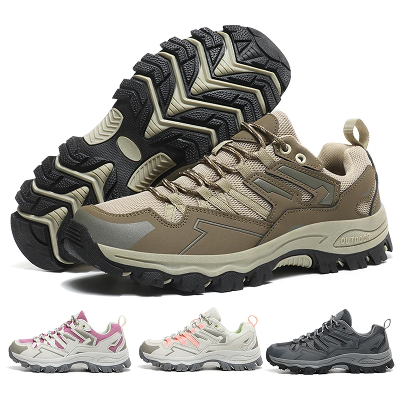 

JXMHL Men Hiking Shoes ComfortableAnd Breathable Outdoor Shoes Men And Women Hiking Hunting Tactical Sports Shoes