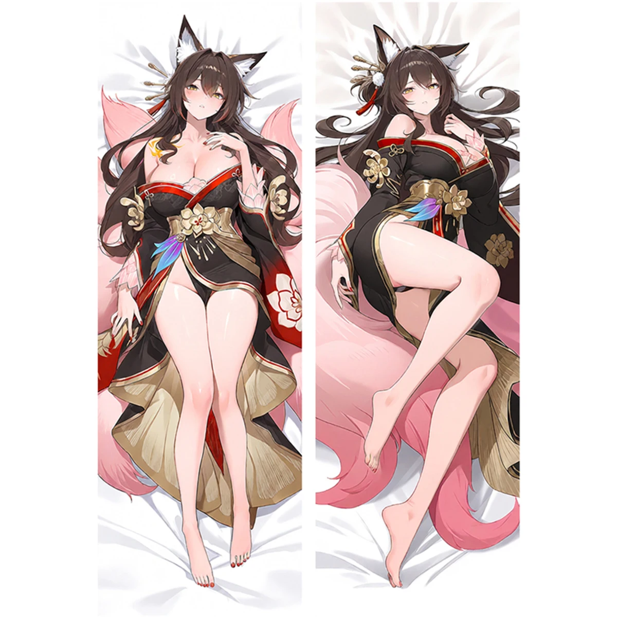

Tingyun Fugue Dakimakura Cover Anime Beauty Fox Girl Adult Long Life Size Large Equal Body Pillow Case DIY Gift Customized