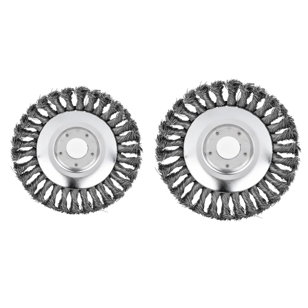 

Инструмент для чистки сада, высокая эффективность, длительный срок службы, эффективные безопасные чистящие средства для проволочных колес, нержавеющая сталь для сада