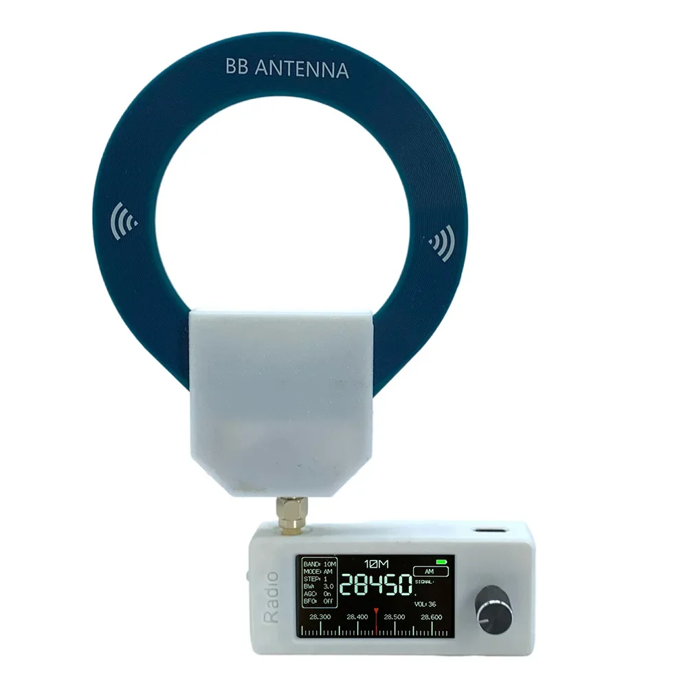 

0.5-108 MHz SI4732 Portable Radio Receiver LSB USB AM FM Mini Pocket Radio With Broadband Loop Antenna 1.9 Inch IPS HD Radios