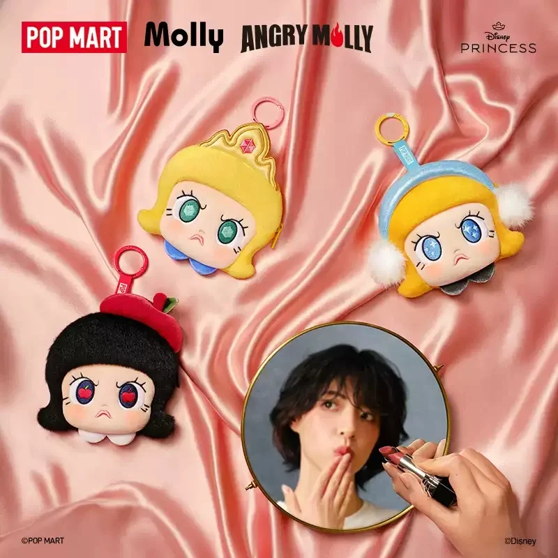 POP MART Angry Molly [PLAY] Disney Princess Series Mini Bag Blind Box Mystery Box Guess Bag Toys Doll Cute Anime Figure Desktop