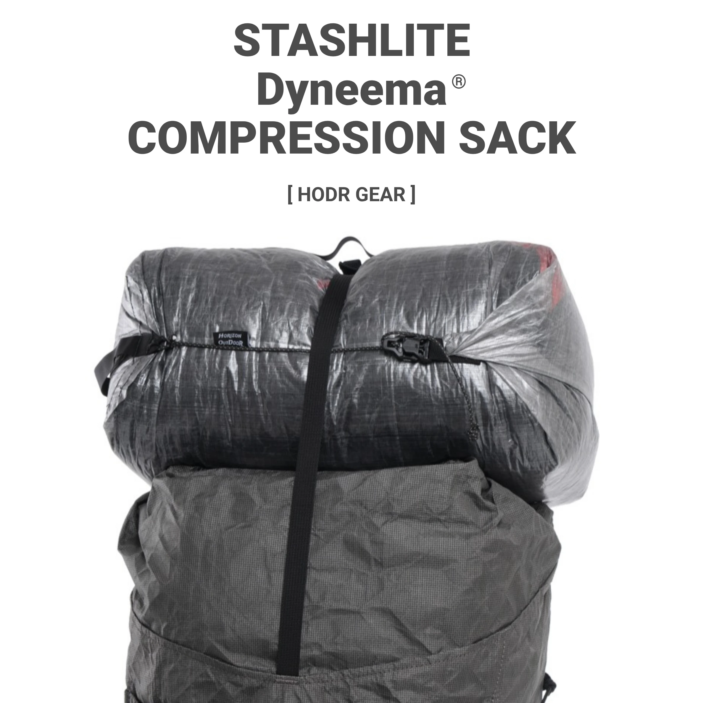[HODR] Dyneema Kompressionssack für Schlafsack, Aufbewahrungssack, DCF, wasserdichtes Roll-Top für Schlafsäcke, Aufbewahrung von Campingausrüstung