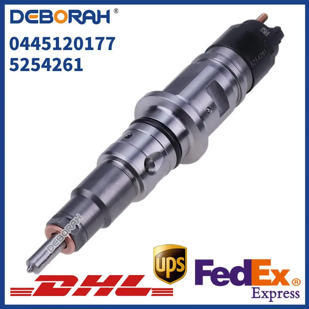 

0445120177 5254261 Common Rail Fuel Injector Assembly For Cummins Ram 4.5L 6.7L ISB QSB