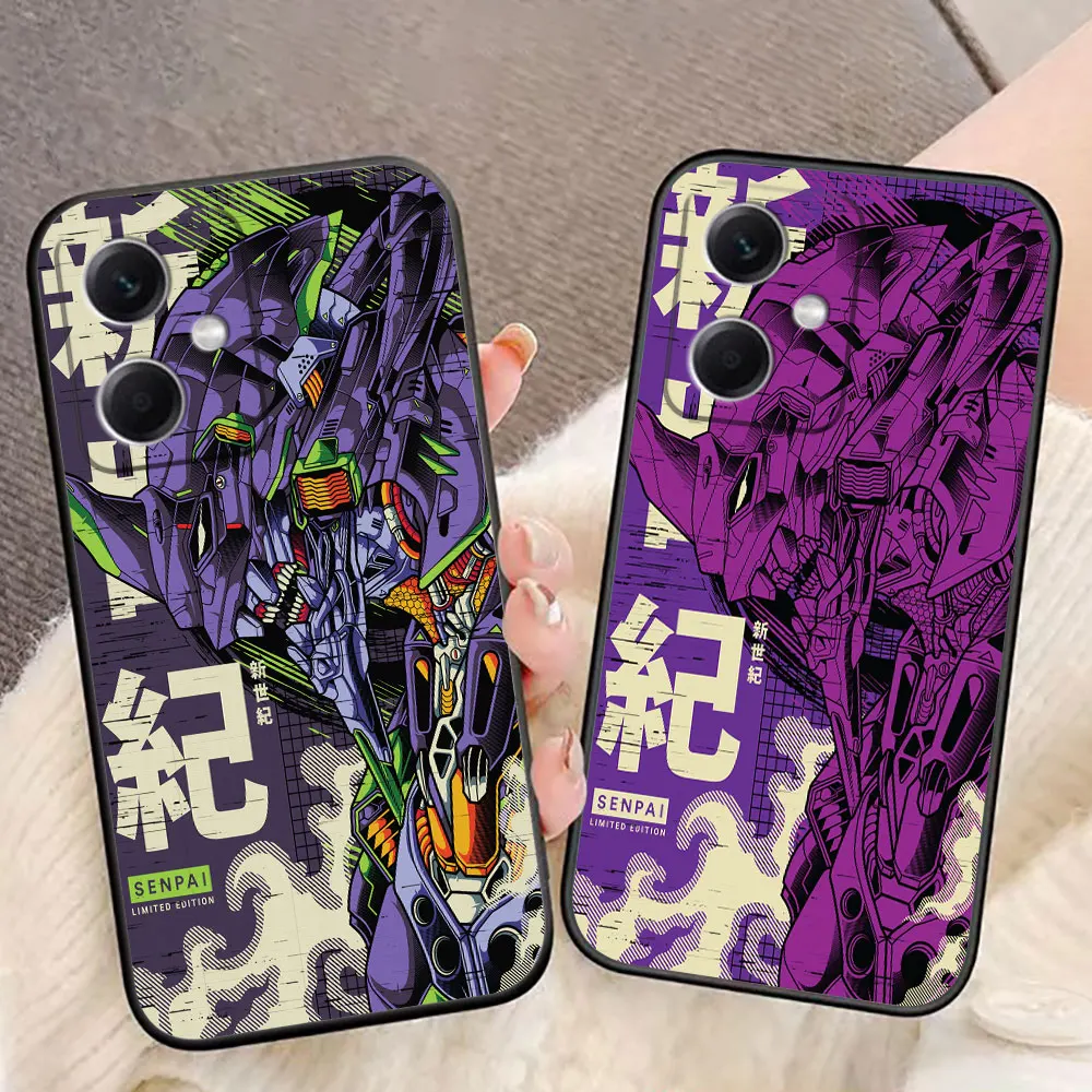 

New e-Evangelion G-Genesis 01 02 Cover Phone Case For Redmi Note 14 13 12 12S 11 11T 11S 10 9T 9S 9 8T Pro Silicone Case Funda