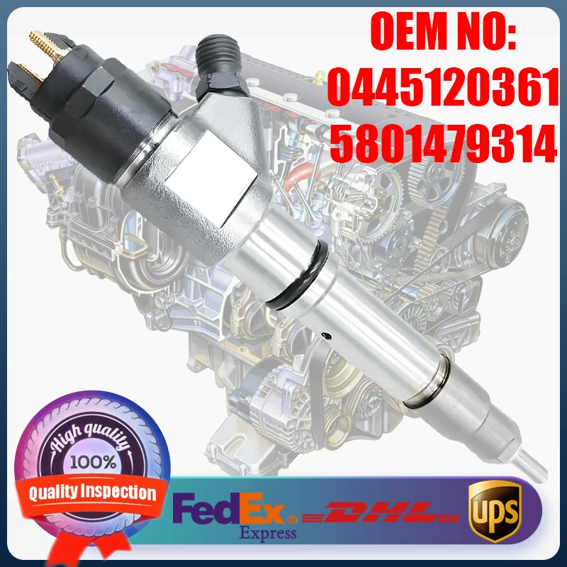 

Common Rail Fuel Injector 0445120361 5801479314 341900 for Iveco SFH Engine Cursor 9 F2CE3681E F2CE3681G F2CE0685A