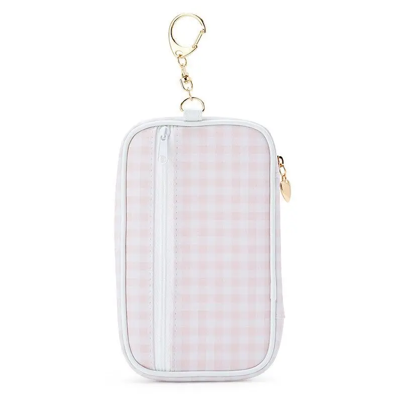 Wish Me Mell Cute Storage Bag Keychain Transparent Clear Cosmetic Makeup Bags Organizer Cartoon Anime Kawaii Pencil Case