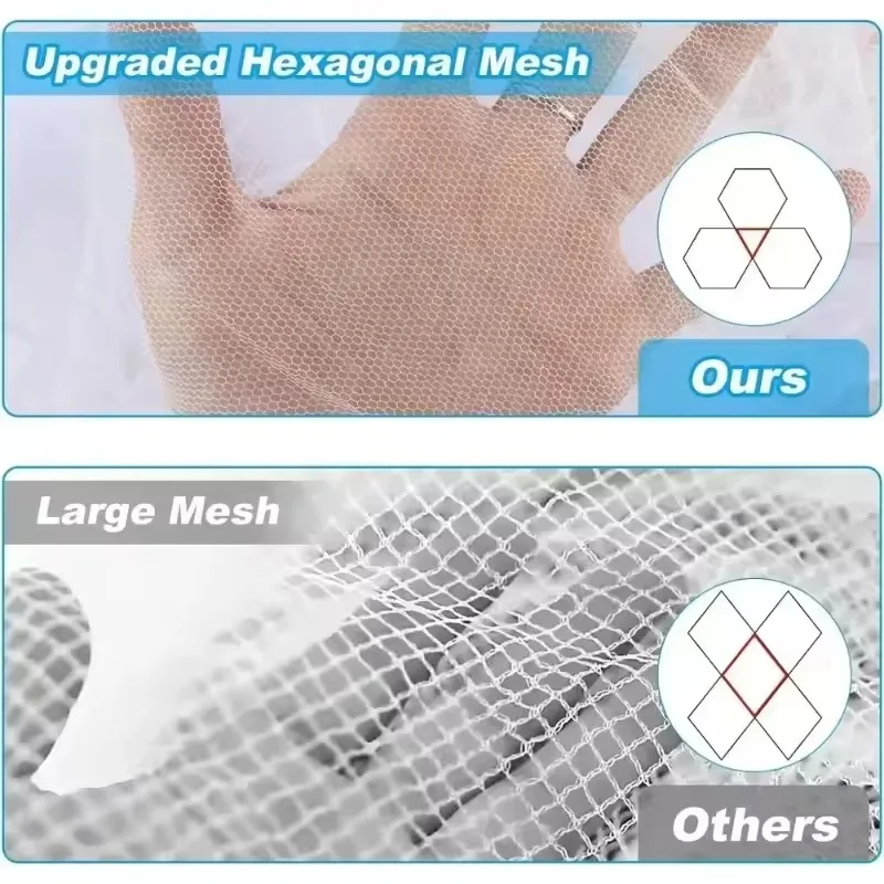 1PC Hung Dome Mosquito Net Bed Canopy Princess Style Hanging Net Insect Repellent Mesh for Bedroom Baby Crib & Kids Room Decor