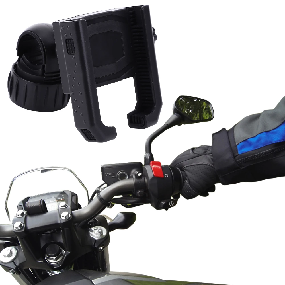 

Держатель для телефона на велосипед, крепление для телефона на руль, антивибрационный, вращение на 360 градусов, подходит для рулей 17-30 мм, для горных и шоссейных велосипедов